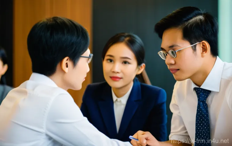 재무위험관리사 취업을 위한 네트워킹 전략 - **Prompt:** A compelling image showcasing a focused Vietnamese young professional, either male or fe...